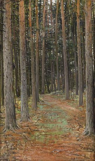 Otto Hesselbom The Forest oil painting picture
